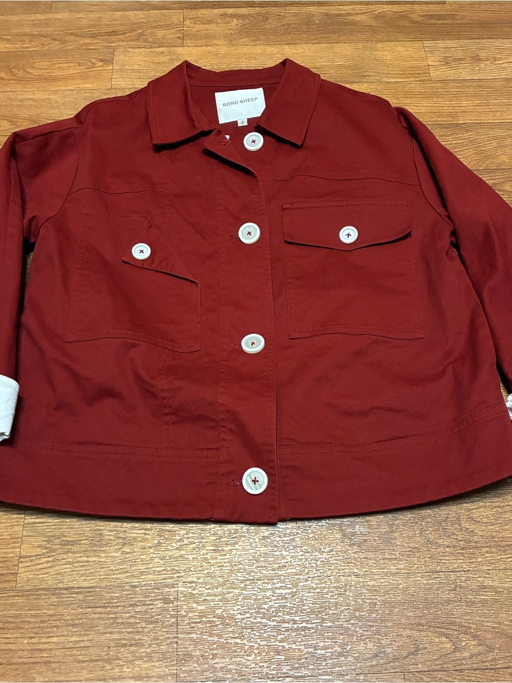 Women’s Roro Sheep Button-Front Jacket Size Small